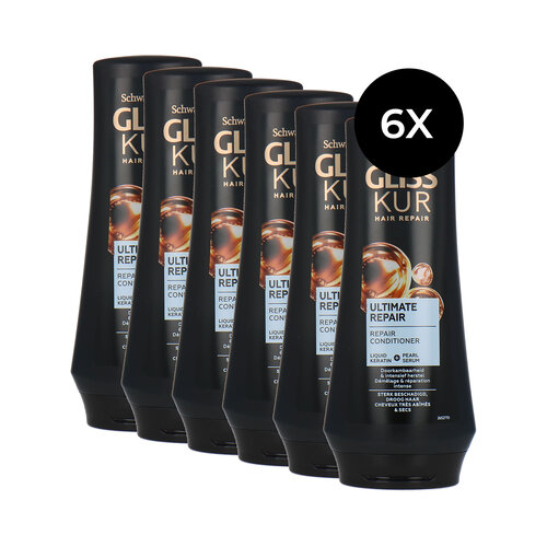 Schwarzkopf Gliss Kur Hair Repair Ultimate Repair Conditionneur - 6 x 200 ml