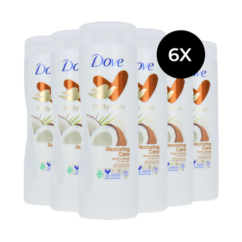 Dove Body Love Restoring Care Body Lotion - 6 x 400 ml