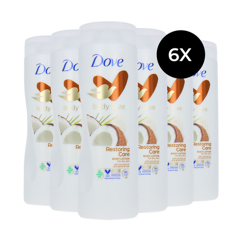 Dove Body Love Restoring Care Lotion pour le corps - 6 x 400 ml