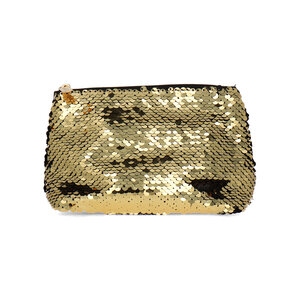 Sequin Make Up Bag - 14 x 12 x 5 cm