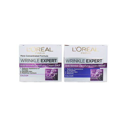 L'Oréal Wrinkle Expert Day- & Night Cream 55+ - 2 x 50 ml