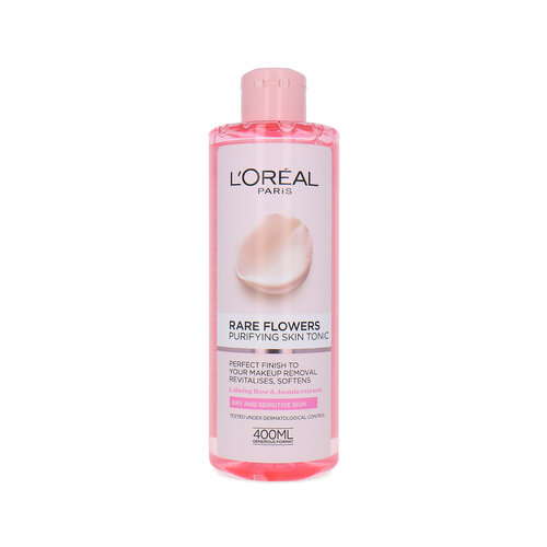 L'Oréal Rare Flowers Purifying Skin Tonic - 400 ml (voor droge en gevoelige huid)
