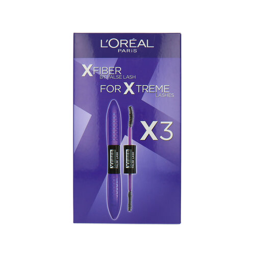 L'Oréal Xfiber For Xtreme Lashes X 3 Cadeauset