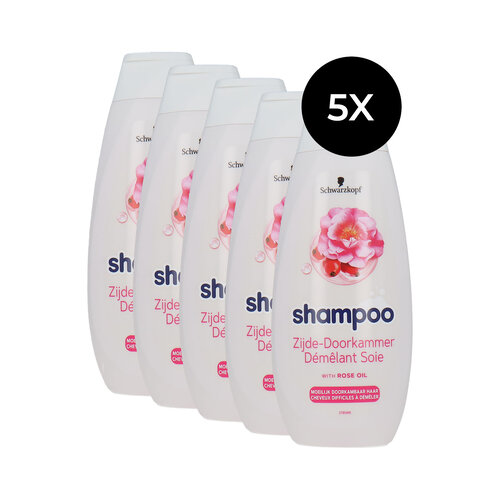 Schwarzkopf Shampoing Silk-Peigne - 5 x 400 ml