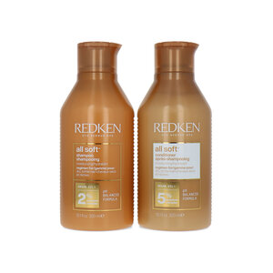 All Soft Shampoo + Conditioner For Dry, Brittle Hair - 2 x 300 ml