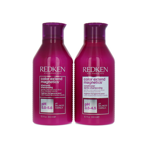 Redken Color Extend Magnetics Shampoo + Conditioner For Colored Hair - 2 x 300 ml
