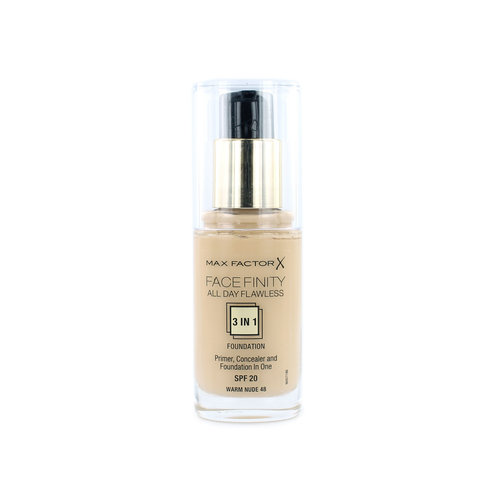 Max Factor Facefinity All Day Flawless 3-in-1 Foundation - 48 Warm Nude