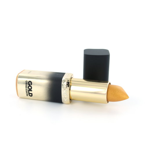 L'Oréal Color Riche Gold Obsession Lippenstift - Pure Gold