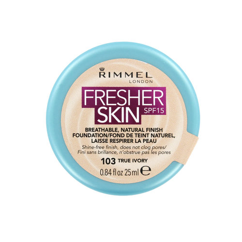 Rimmel Fresher Skin Foundation - 103 True Ivory
