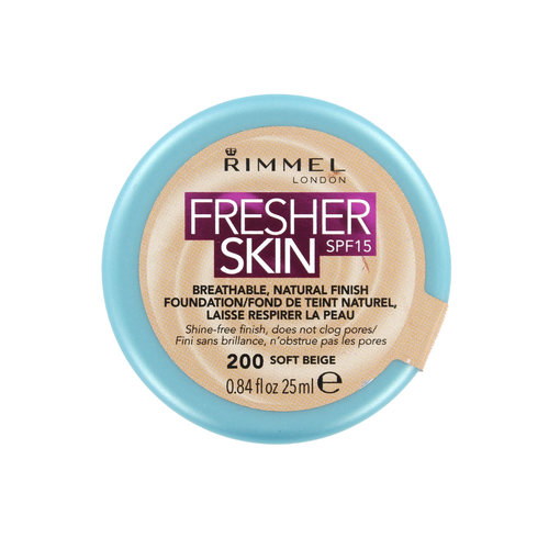 Rimmel Fresher Skin Foundation - 200 Soft Beige