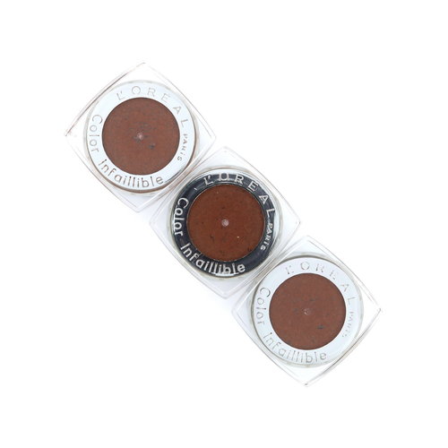 L'Oréal Color Infallible Lidschatten - 12 Endless Chocolat (3x Tester)