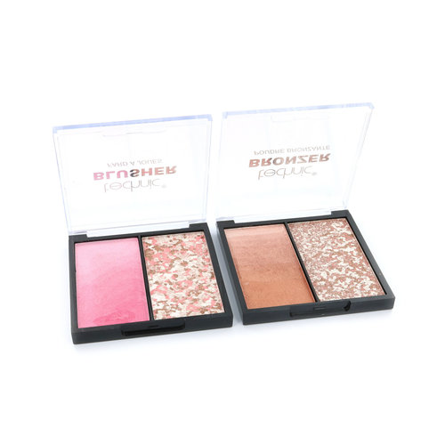 Technic Glow All Out Blush & Bronzer Palette