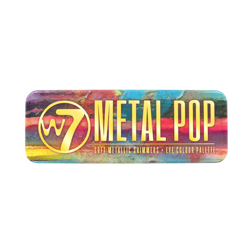 W7 Metallic Pop Lidschatten Palette