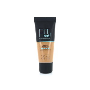 Fit Me Matte + Poreless Foundation - 332 Golden Caramel