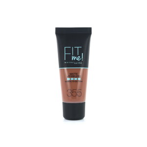 Fit Me Matte + Poreless Foundation - 355 Pecan