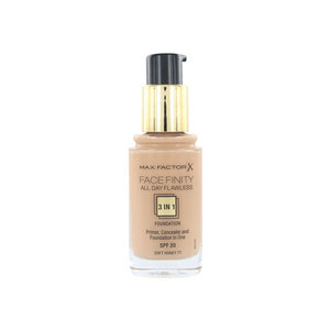 Facefinity All Day Flawless 3-in-1 Foundation - 77 Soft Honey
