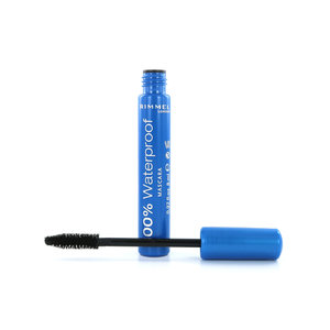 100% Waterproof Mascara - 001 Black Black