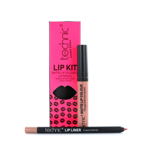 Technic Lip Kit Lipliner & Lippenstift - Barely There