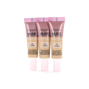 Nude Magique Cushion Dewy Glow Foundation - 03 Vanilla (Tester 3 x 8 Gramm)