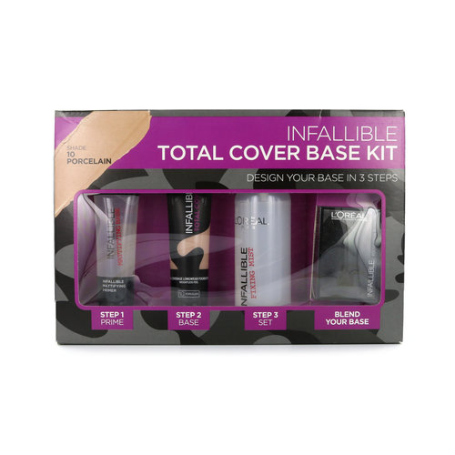 L'Oréal Infallible Total Cover Base Kit - 10 Porcelain