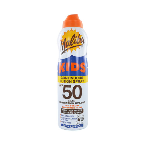 Malibu Kids Continuous Sonnenschutzspray - 175 ml (LSF 50)
