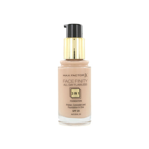 Max Factor Facefinity All Day Flawless 3-in-1 Foundation - 50 Natural