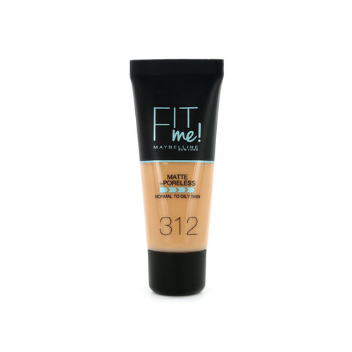 Maybelline Fit Me Matte + Poreless Foundation - 312 Golden Maybelline Fit Me Matte + Poreless Foundation - 312 Golden