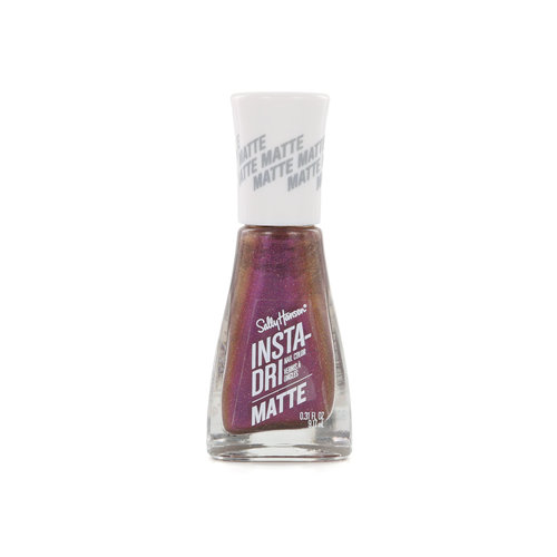 Sally Hansen Insta-Dri Matte Nagellack - 015 Burnished Wine