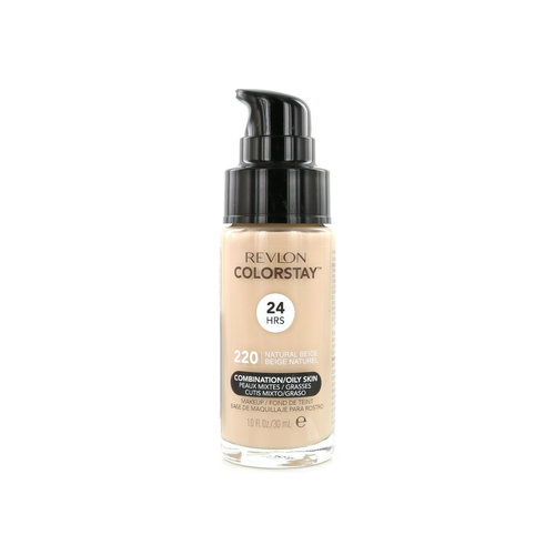 Revlon Colorstay Matte Finish Foundation - 220 Natural Beige (Combination/Oily Skin)