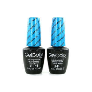 GelColor Nagellack - I Sea You Wear OPI (2 Stück)