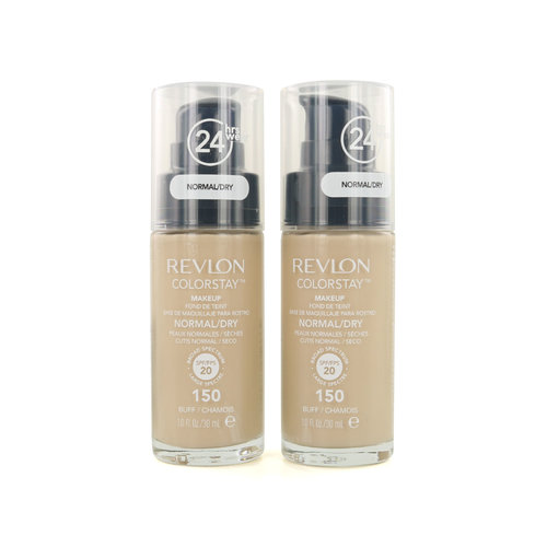 Revlon Colorstay Foundation - 150 Buff Normal/Dry Skin (2 Stück)