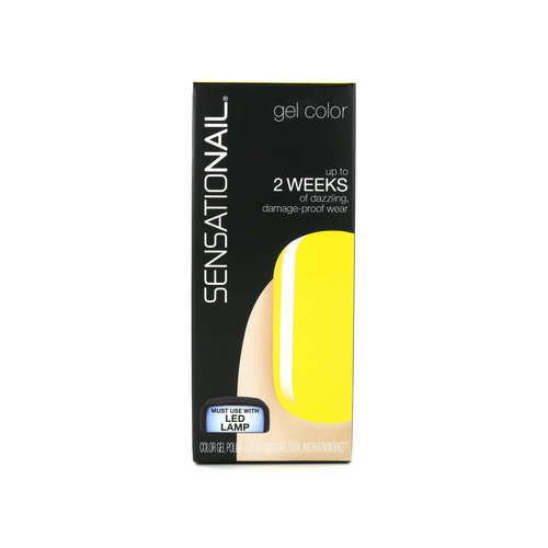 Sensationail Gel Color Nagellack - Luscious Lemon