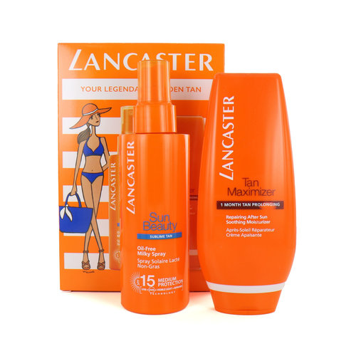 Lancaster Sun Beauty Sublime Tan Milky Spray + Tan Maximizer - 150 ml + 125 ml (LSF 15)