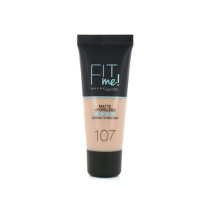 Fit Me Matte + Poreless Foundation - 107 Rose Beige