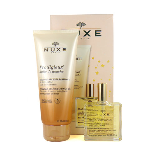 Nuxe Prodigieux Christmas Geschenkset - 50 ml - 200 ml (Dänische Verpackung)