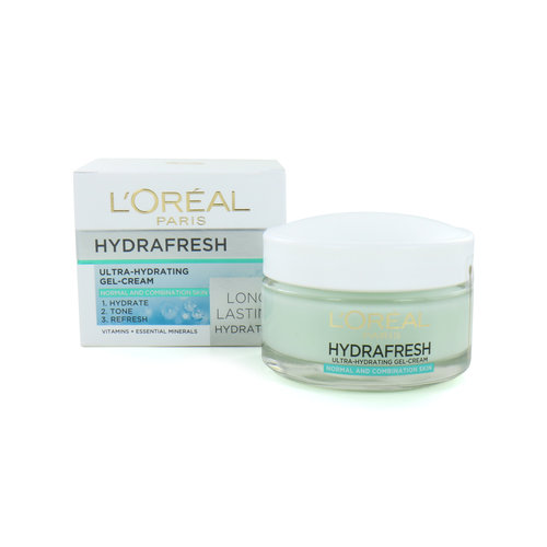 L'Oréal Hydrafresh Tagescreme - 50 ml (Für Normale bis Mischhaut)