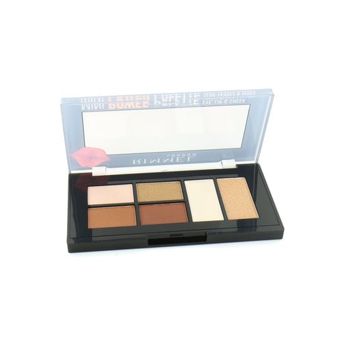 Rimmel Mini Power Palette Eye, Lip & Cheek Make-up-Palette - 002 Sassy Rimmel Mini Power Palette Eye, Lip & Cheek Make-up-Palette - 002 Sassy