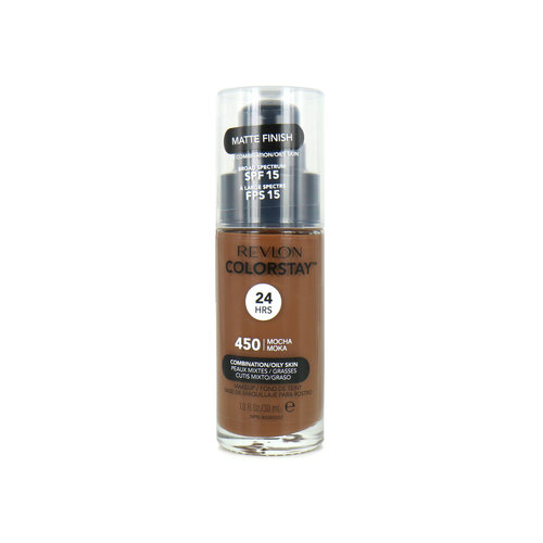 Revlon Colorstay Matte Finish Foundation - 450 Mocha (Combination/Oily Skin)