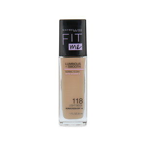 Fit Me Luminous + Smooth Foundation - 118 Light Beige