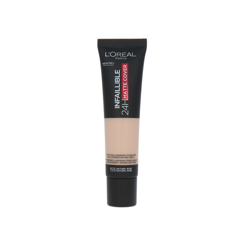 L'Oréal Infallible 24H Matte Cover Foundation - 155 Natural Rose