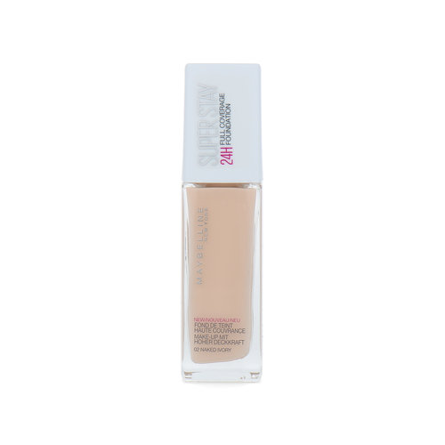 Maybelline SuperStay Full Coverage 24H Foundation - 02 Naked Ivory