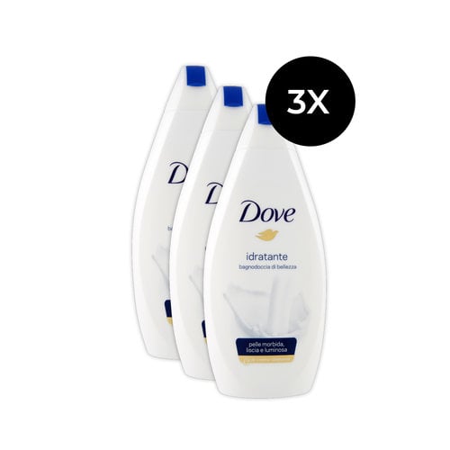 Dove Idratante (Deeply Nourishing) Shower Gel - 500 ml (3 Stück)