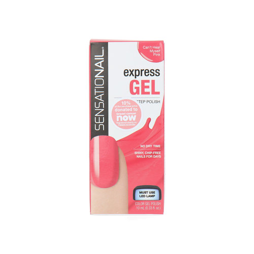 Sensationail Express Gel Nagellack - 72242 Cant Hear Myself Pink