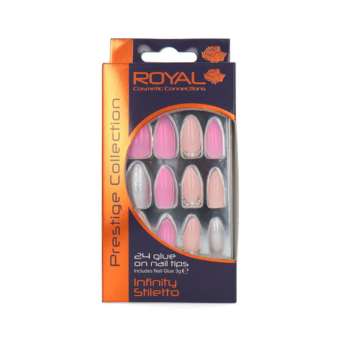 Royal 24 Stiletto Glue-On Nails - Infinity Stiletto