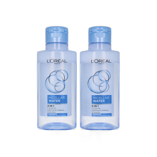 L'Oréal Micellar Water 3-in-1 - 95 ml (2 Stück)
