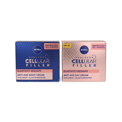 Nivea Cellular Filler Elasticity Reshape Tagescreme & Nachtcreme - 2 x 50 ml (leicht beschädigte Box)