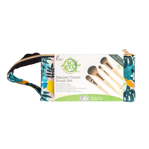 So Eco Natural Travel Brush Set