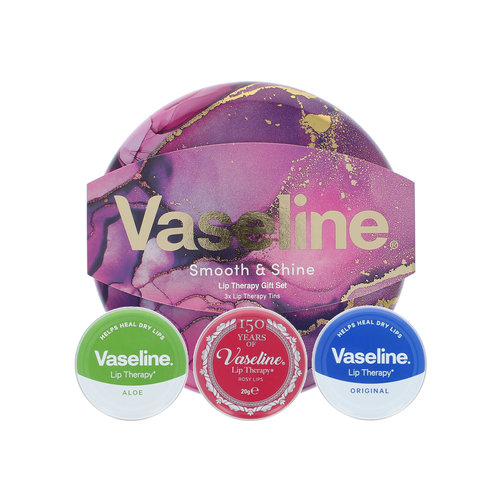 Vaseline Smooth & Shine Lip Therapy Geschenkset - 2