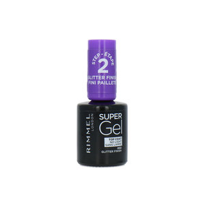 Super Gel Glitter Topcoat - 002 Glitter Finish