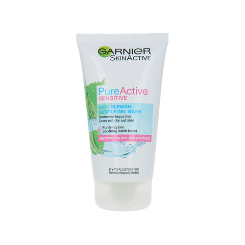 Garnier PureActive Sensitive Anti-Blemish Gentle Gel Wash - 150 ml